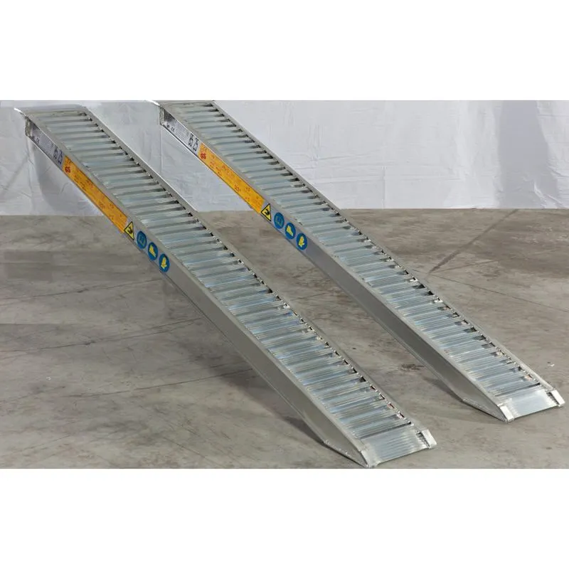 148.25L Rampas de carga en aluminio para rueda y oruga de goma | 2500 mm
