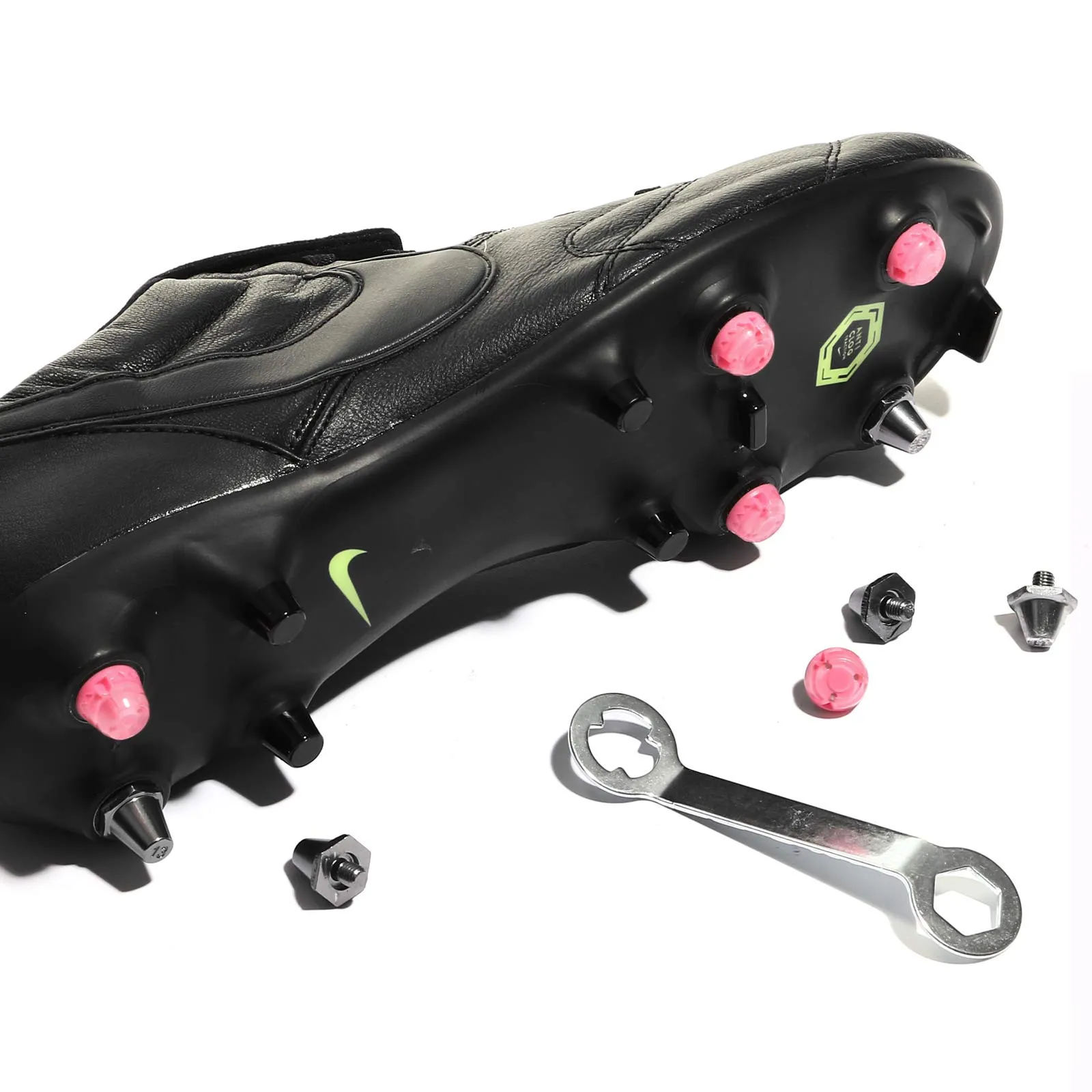 14x tacos goma TPU botas fútbol estándar Studiamonds rosa