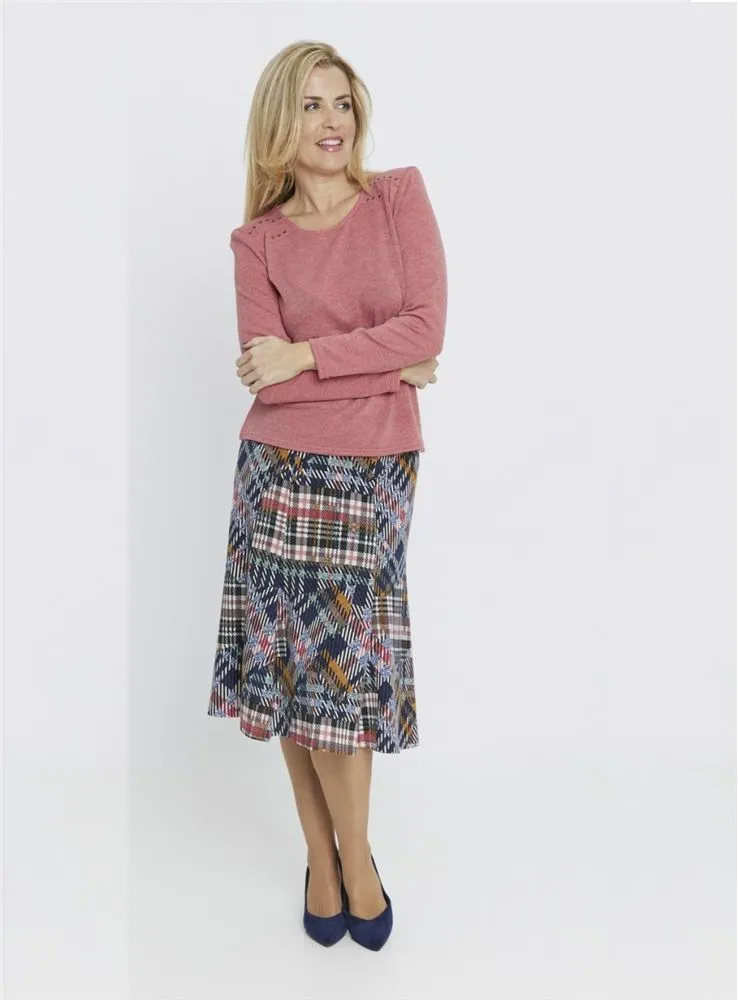 220556 SUETER LISO CON PEDRERIA