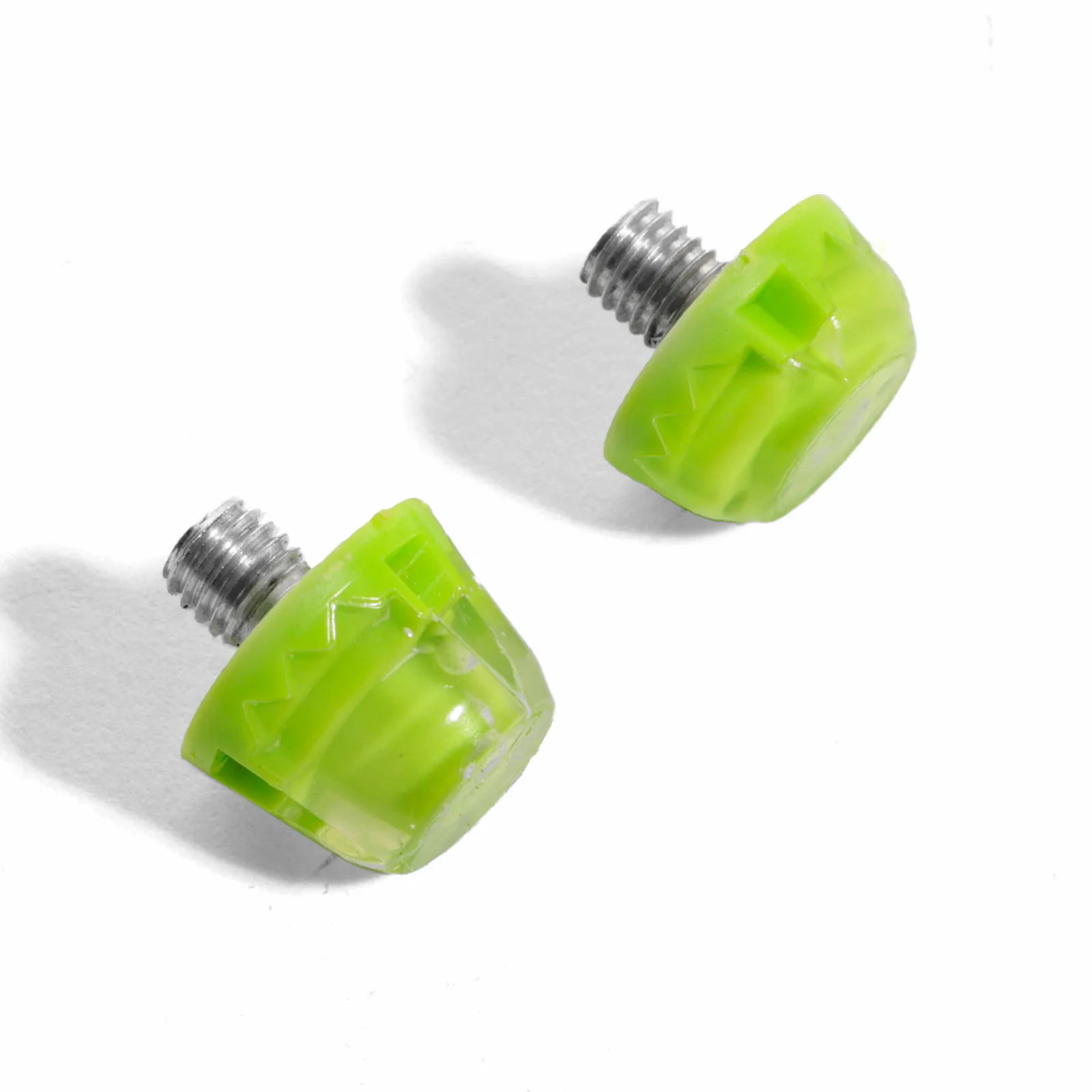 2x tacos goma TPU botas fútbol estándar Studiamonds verde
