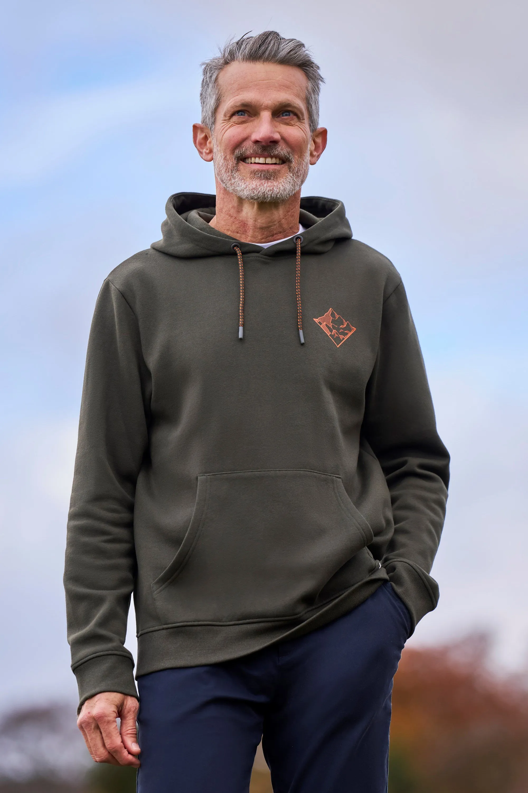 3 Peaks Mountain sudadera con capucha para hombre