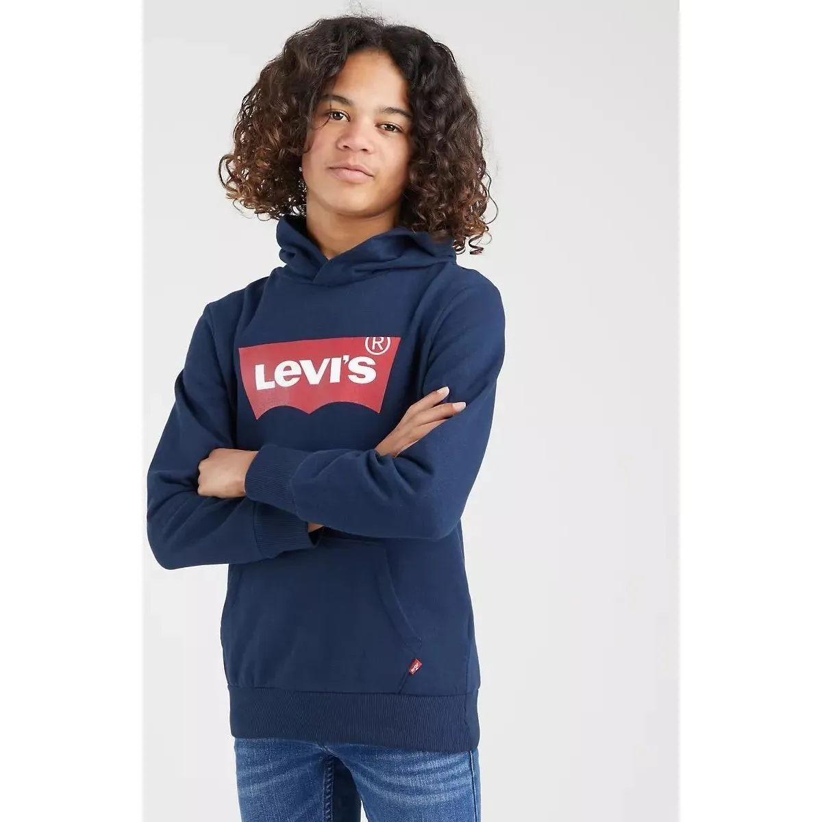 9ED459 BATWING HOODIEC8D DRESS BLUE
