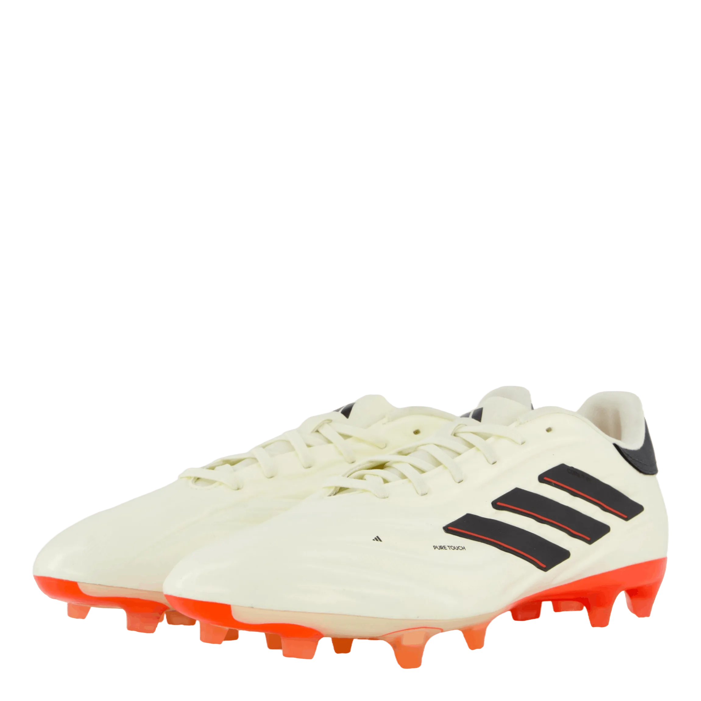 Adidas Copa Pure II Pro Firm Ground Boots Ivory / Core Black / Solar Red