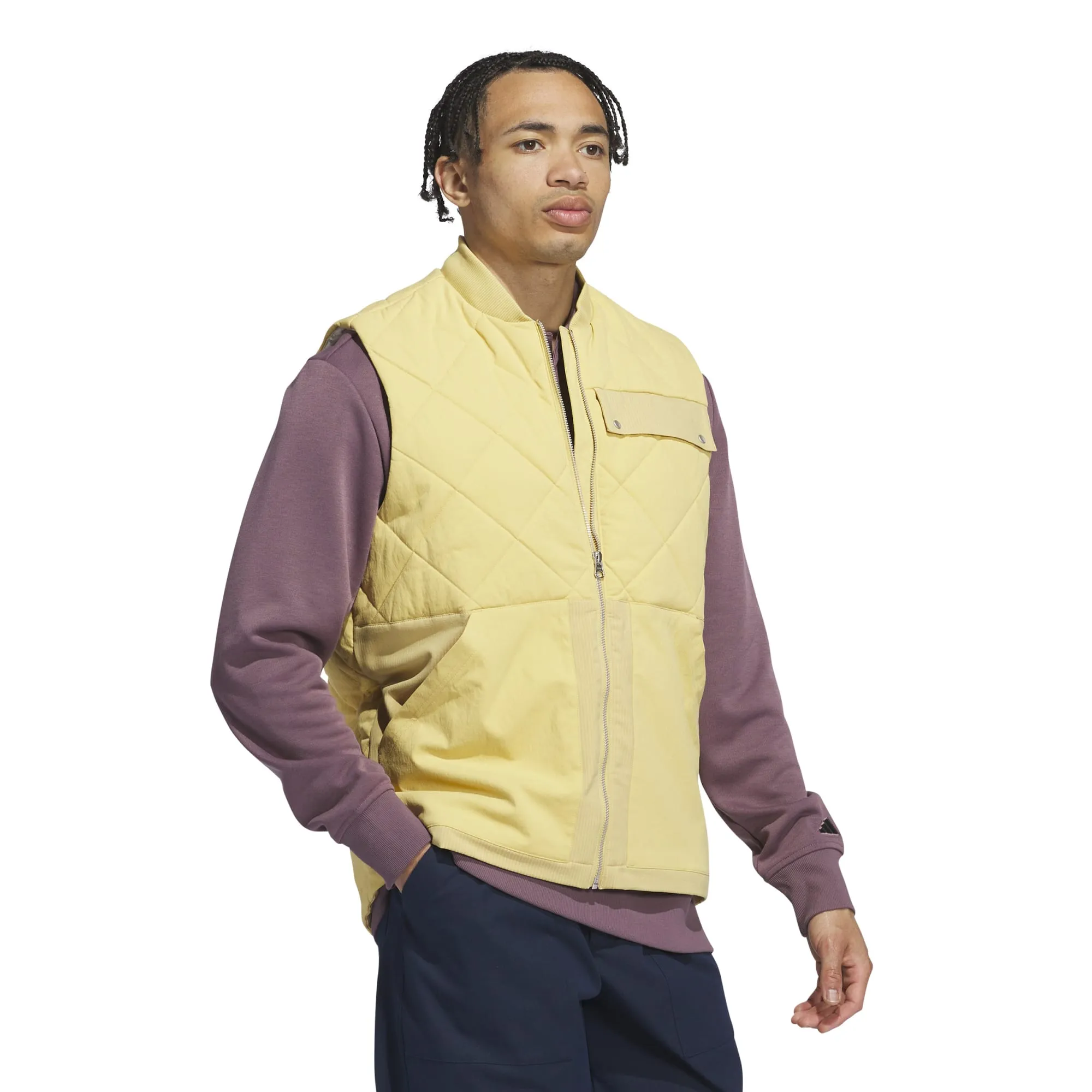 adidas GoTo Quilted DWR FullZip Weste Herren