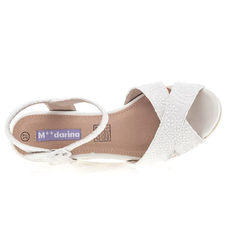 Alpargatas / suela de cuerda mujer blanco