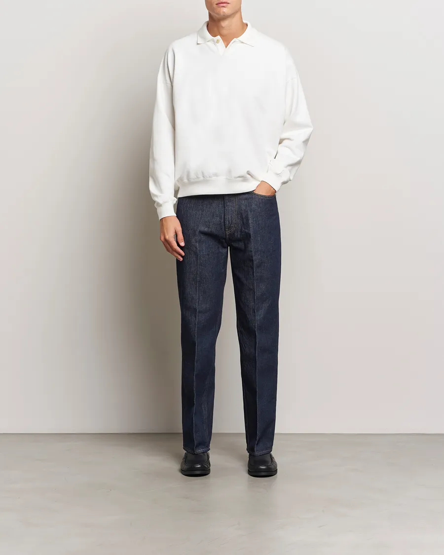 Auralee Regular Fit Denim Pants Dark Indigo