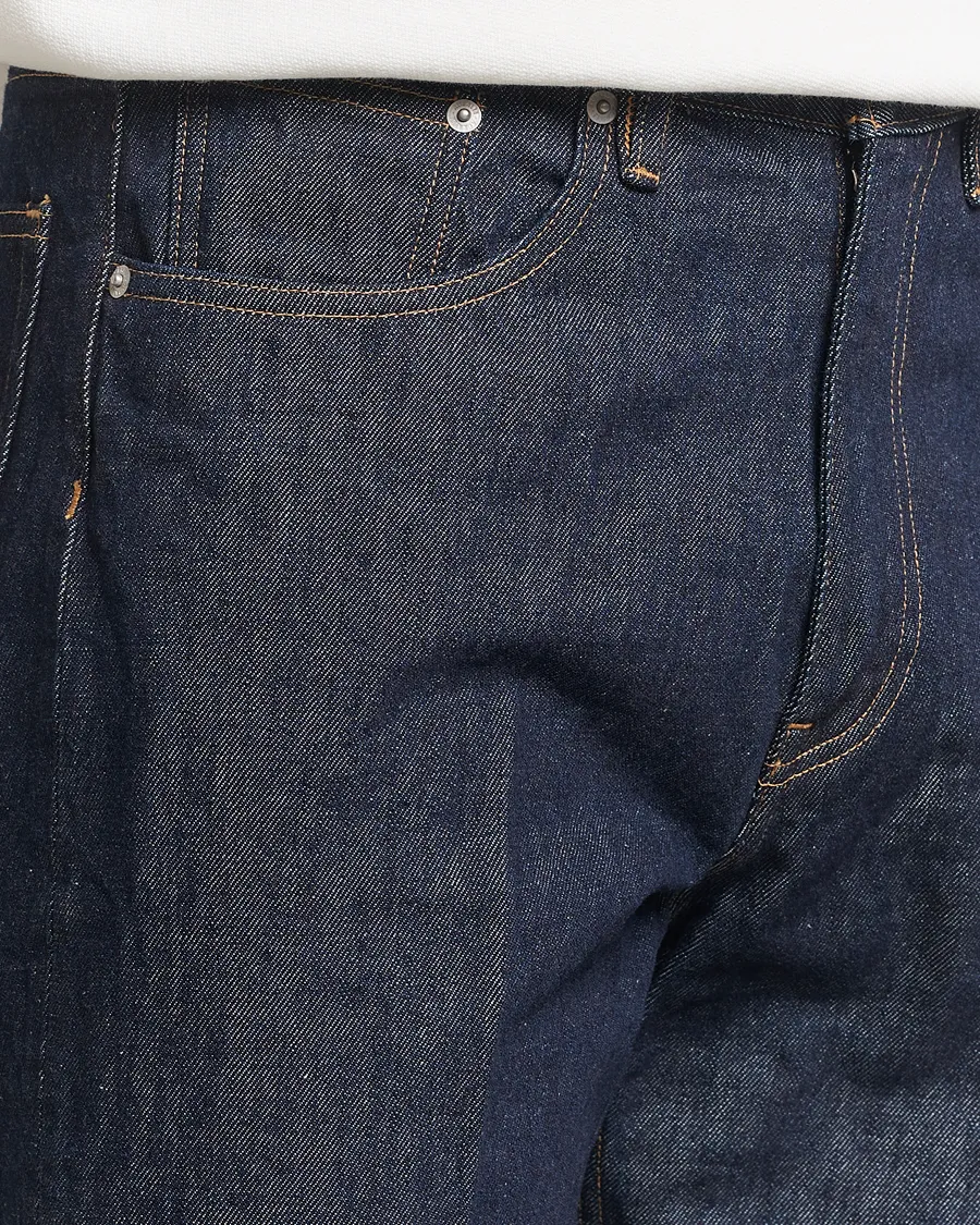 Auralee Regular Fit Denim Pants Dark Indigo