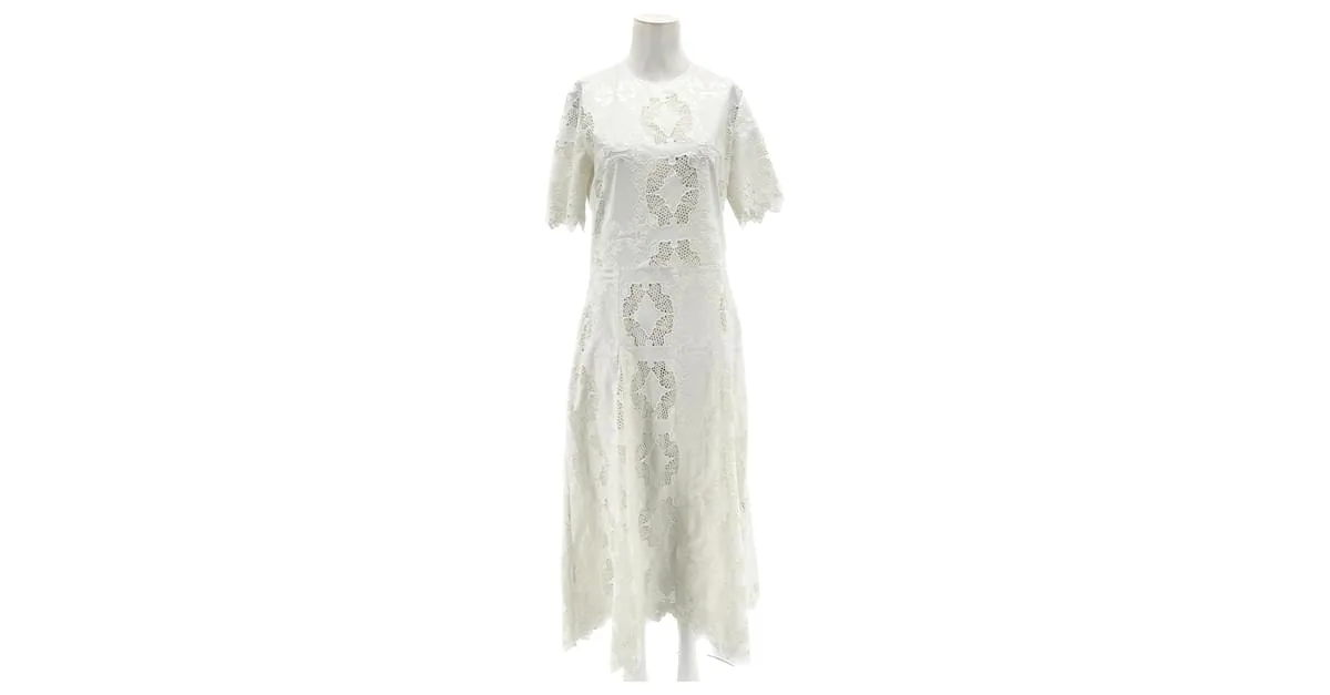 Autre Marque MATIN Vestidos T.US 8 Algodón Blanco 