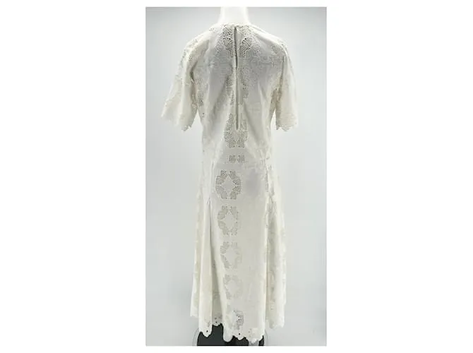 Autre Marque MATIN Vestidos T.US 8 Algodón Blanco 