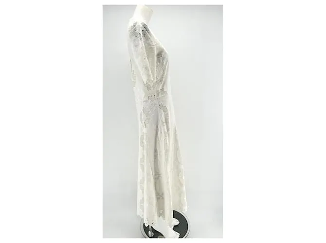 Autre Marque MATIN Vestidos T.US 8 Algodón Blanco 
