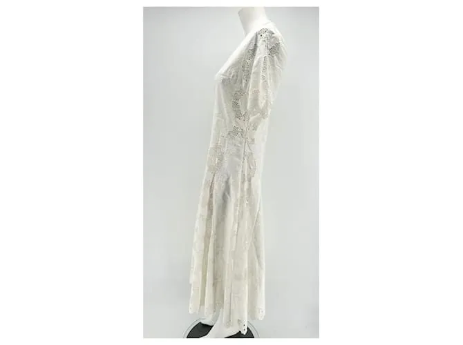 Autre Marque MATIN Vestidos T.US 8 Algodón Blanco 