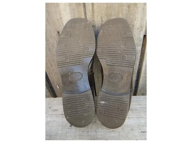 Autre Marque zapatos brogue vintage Heyraud p 43 Marrón oscuro 