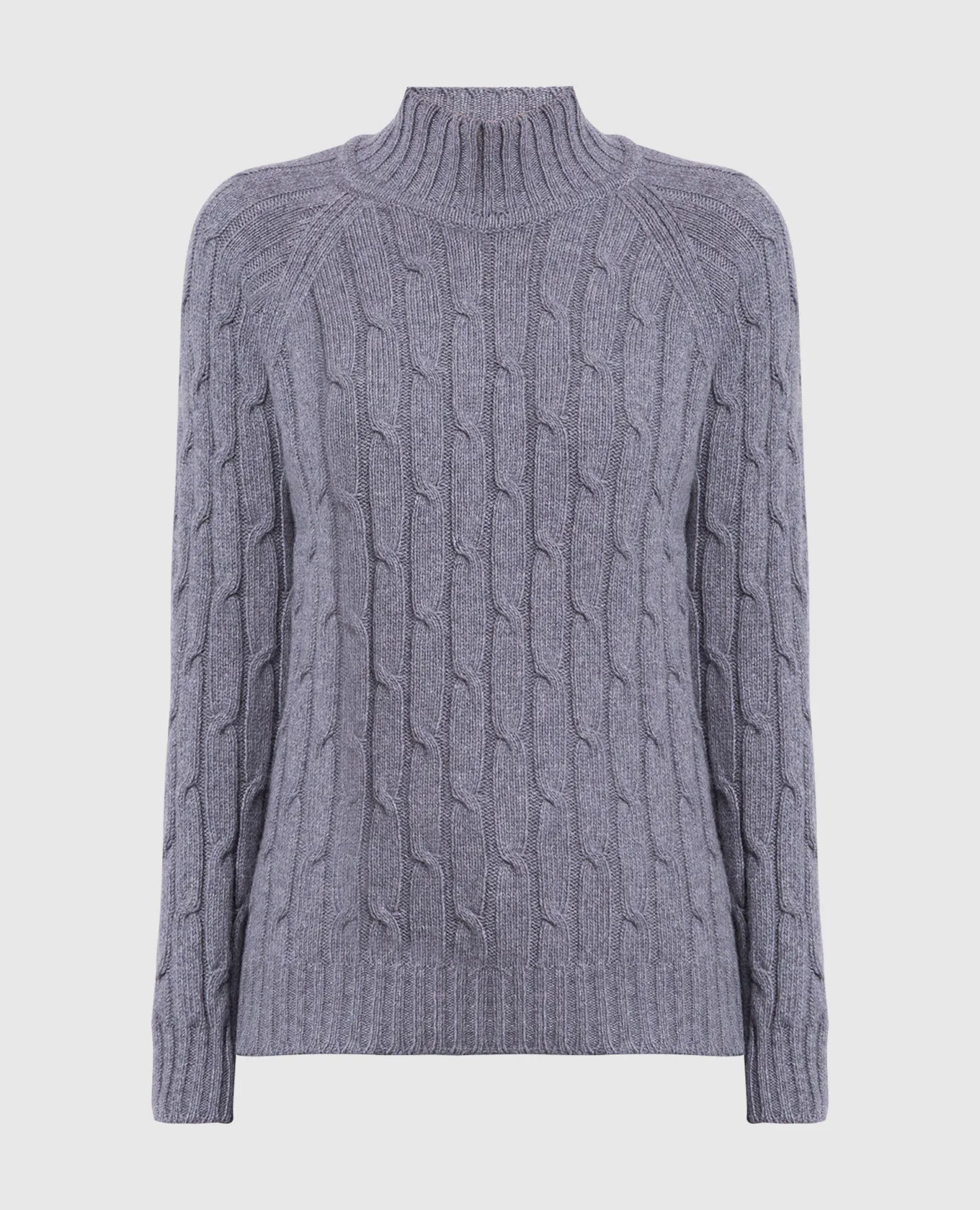 Babe Pay Pls Gray sweater made of cashmere in a textured pattern