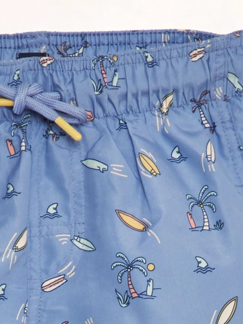 BAñADOR ESTAMPADO  AZUL