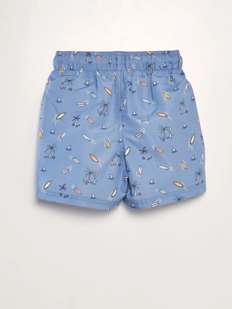 BAñADOR ESTAMPADO  AZUL