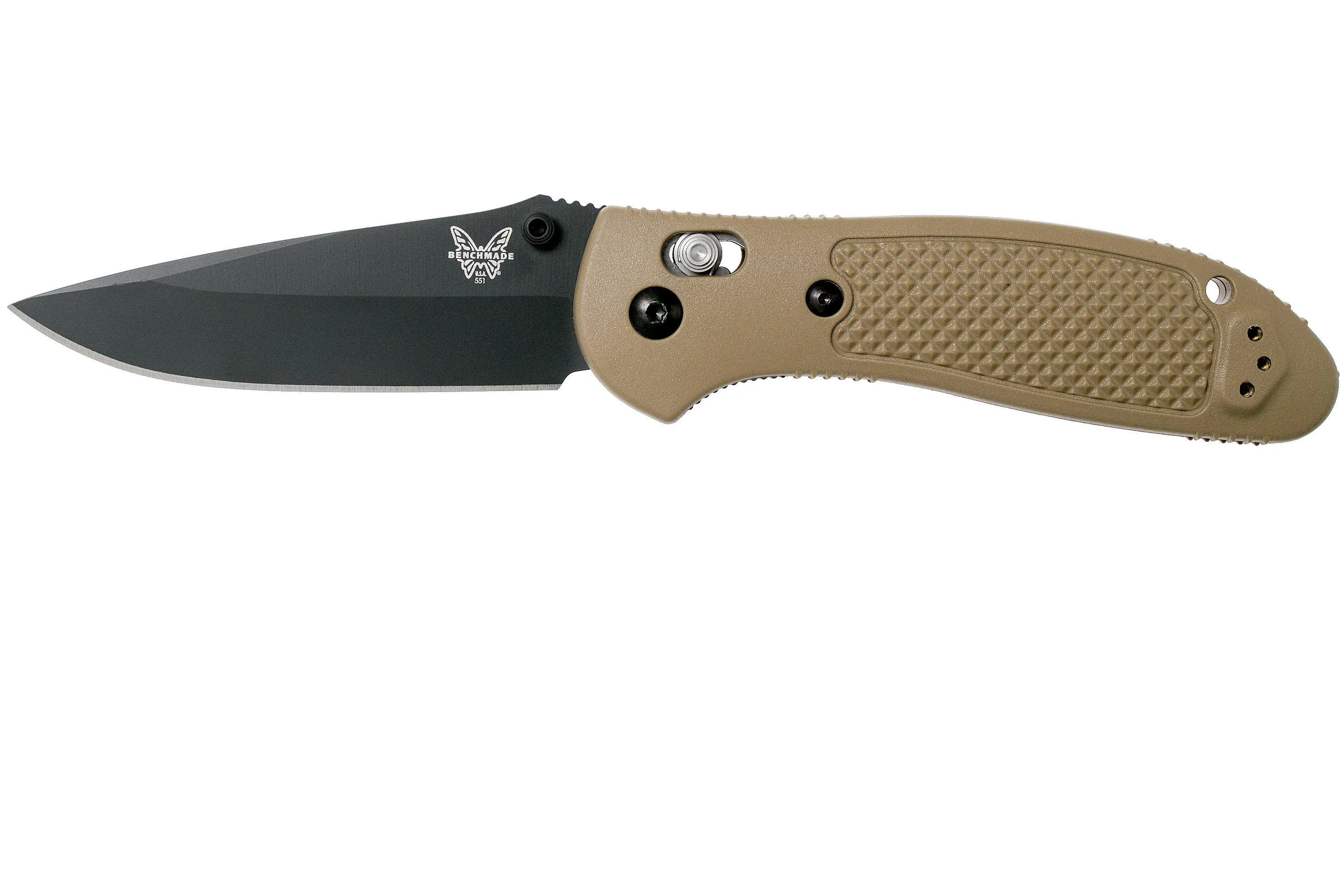 BENCHMADE GRIPTILIAN 551BKSNS30V NAVAJA, MEL PARDUE DESIGN