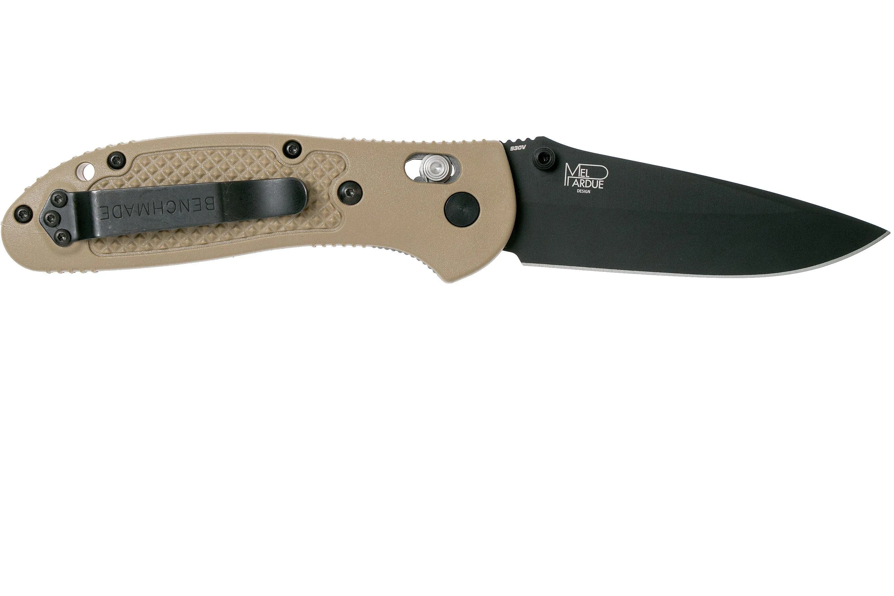 BENCHMADE GRIPTILIAN 551BKSNS30V NAVAJA, MEL PARDUE DESIGN