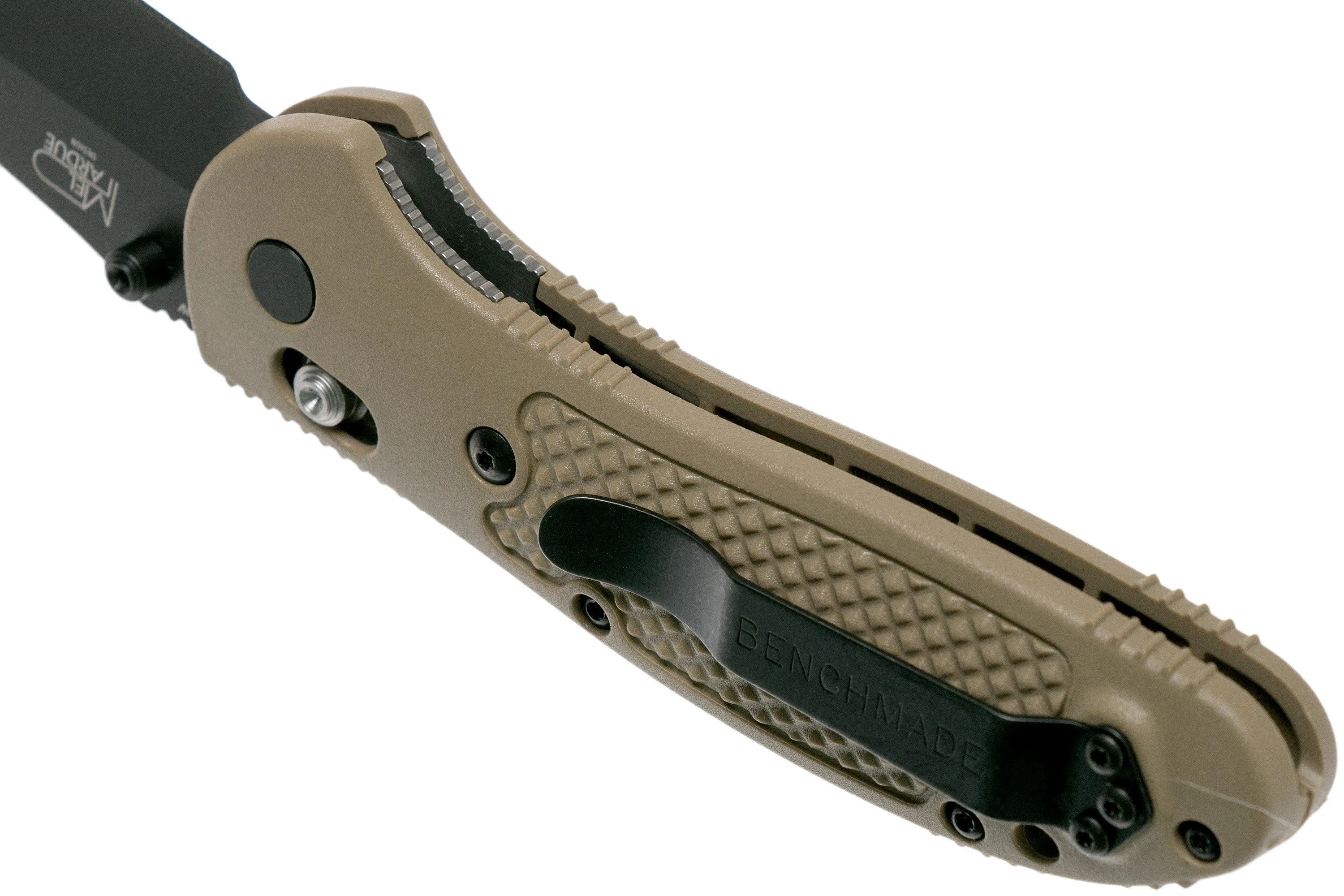 BENCHMADE GRIPTILIAN 551BKSNS30V NAVAJA, MEL PARDUE DESIGN