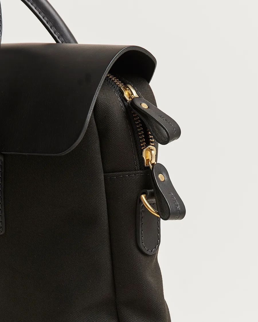 Bennett Winch Canvas Briefcase Black