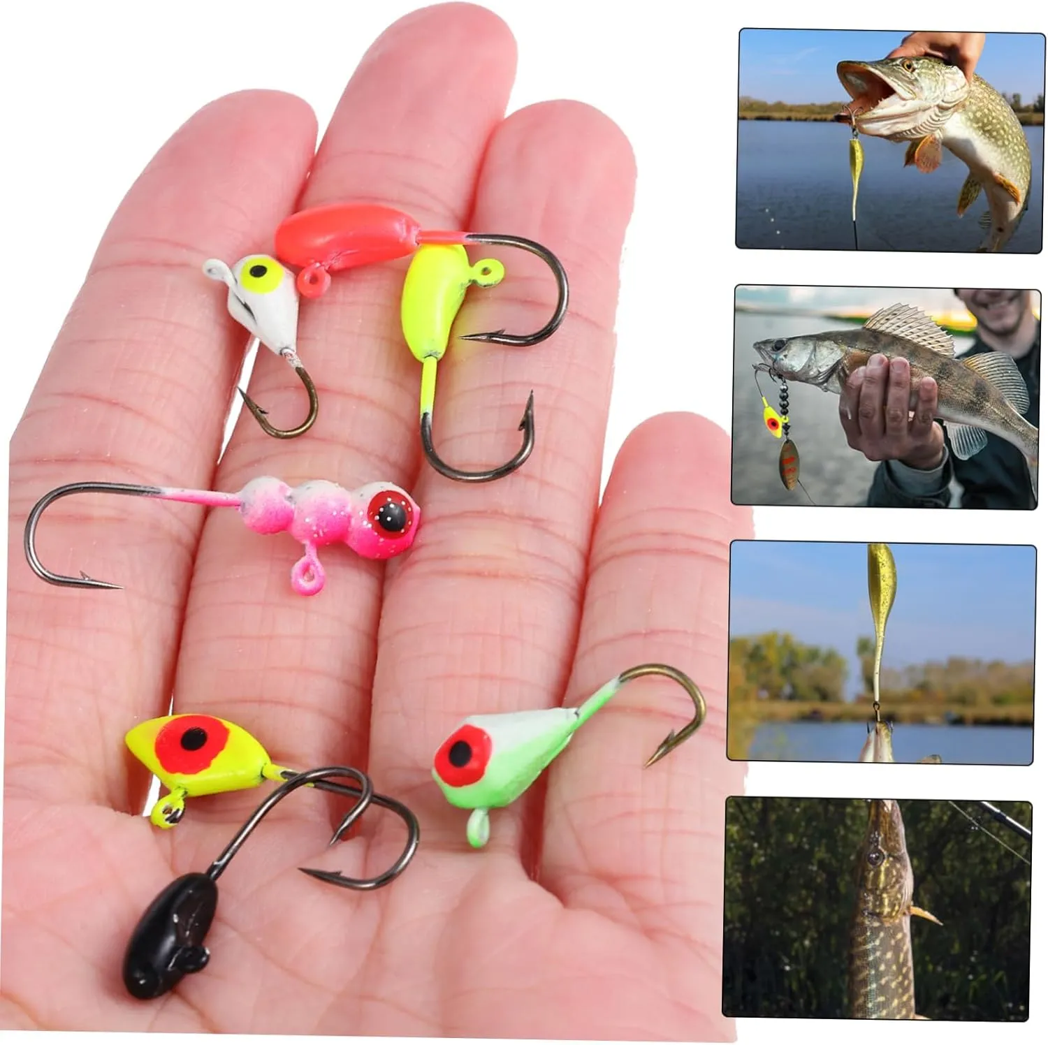 BESPORTBLE Kit De Pesca con Anzuelos De Cebo Blando Anzuelos para Tanque De Pesca Kit De Anzuelos Kits De Señuelos De Pesca Kits