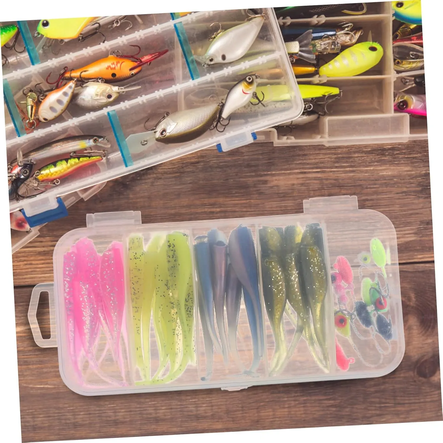 BESPORTBLE Kit De Pesca con Anzuelos De Cebo Blando Anzuelos para Tanque De Pesca Kit De Anzuelos Kits De Señuelos De Pesca Kits