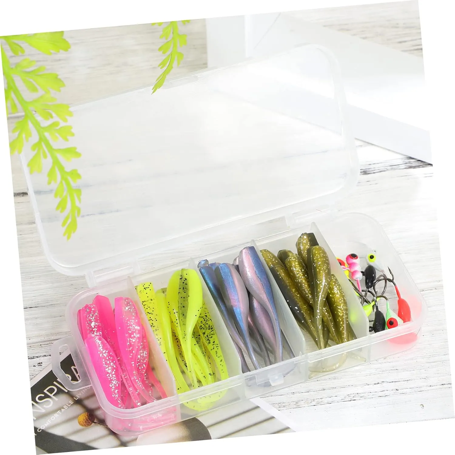 BESPORTBLE Kit De Pesca con Anzuelos De Cebo Blando Anzuelos para Tanque De Pesca Kit De Anzuelos Kits De Señuelos De Pesca Kits