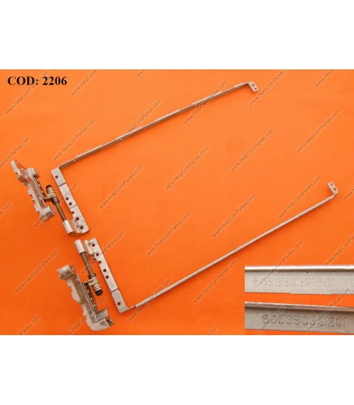 BISAGRAS TOSHIBA SATELLITE A300 A300D A305 A305D 15.4" P/N L:6053B321301 R:6053B0321201