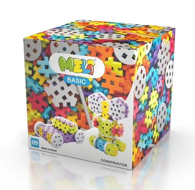 Bloques Meli · Basic Constructor 200 piezas