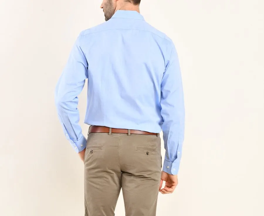 BLUE SKY OXFORD COTTON SHIRT  EVRARD