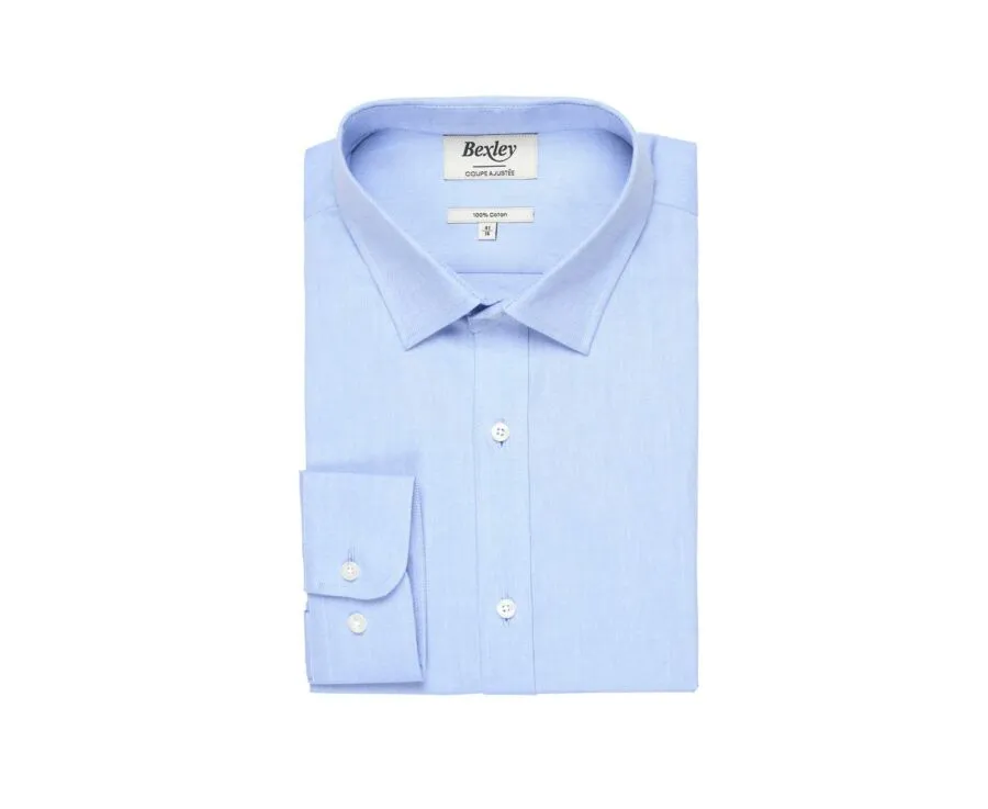 BLUE SKY OXFORD COTTON SHIRT  EVRARD