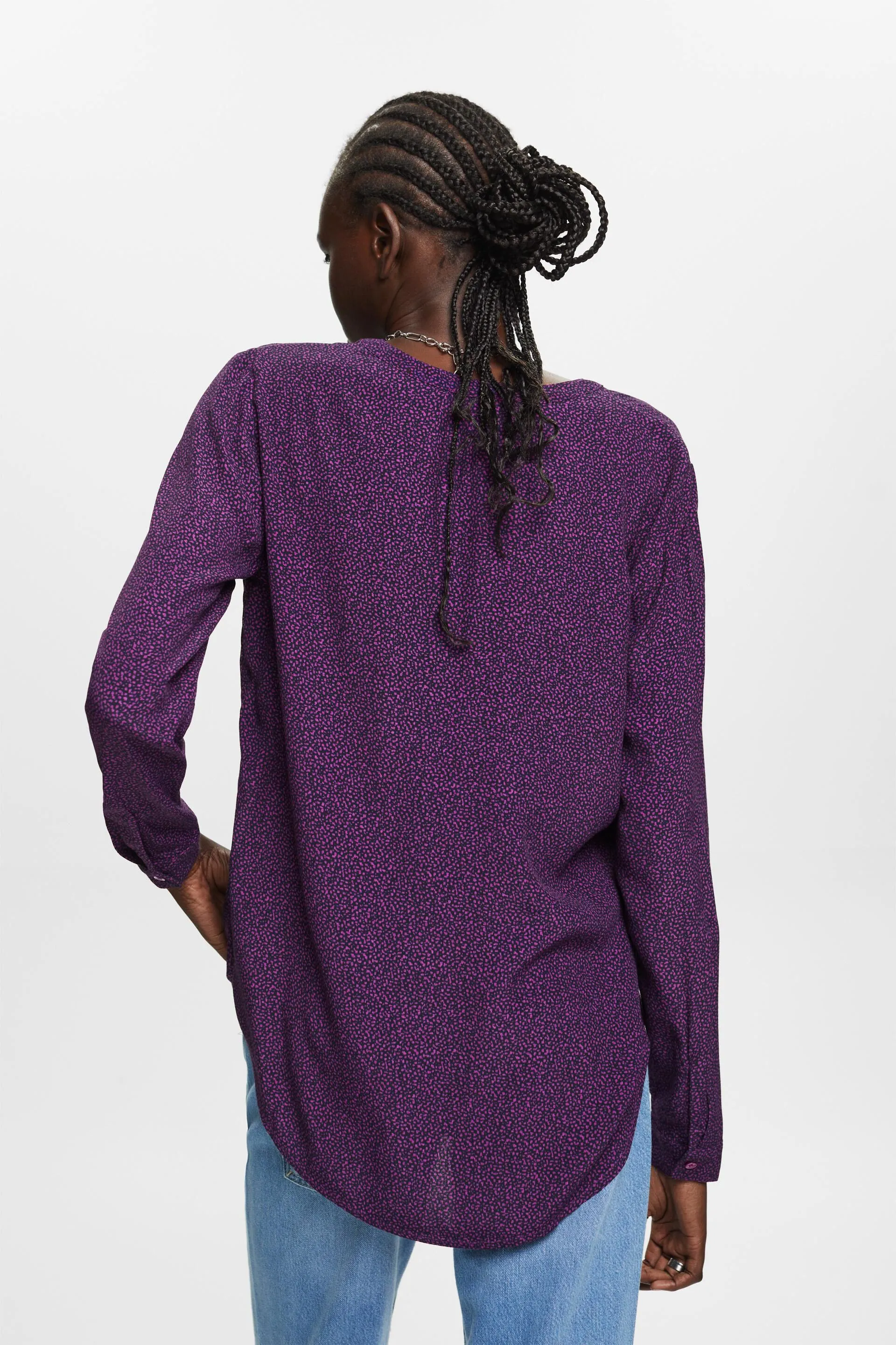 Blusa con estampado, LENZING™ ECOVERO™