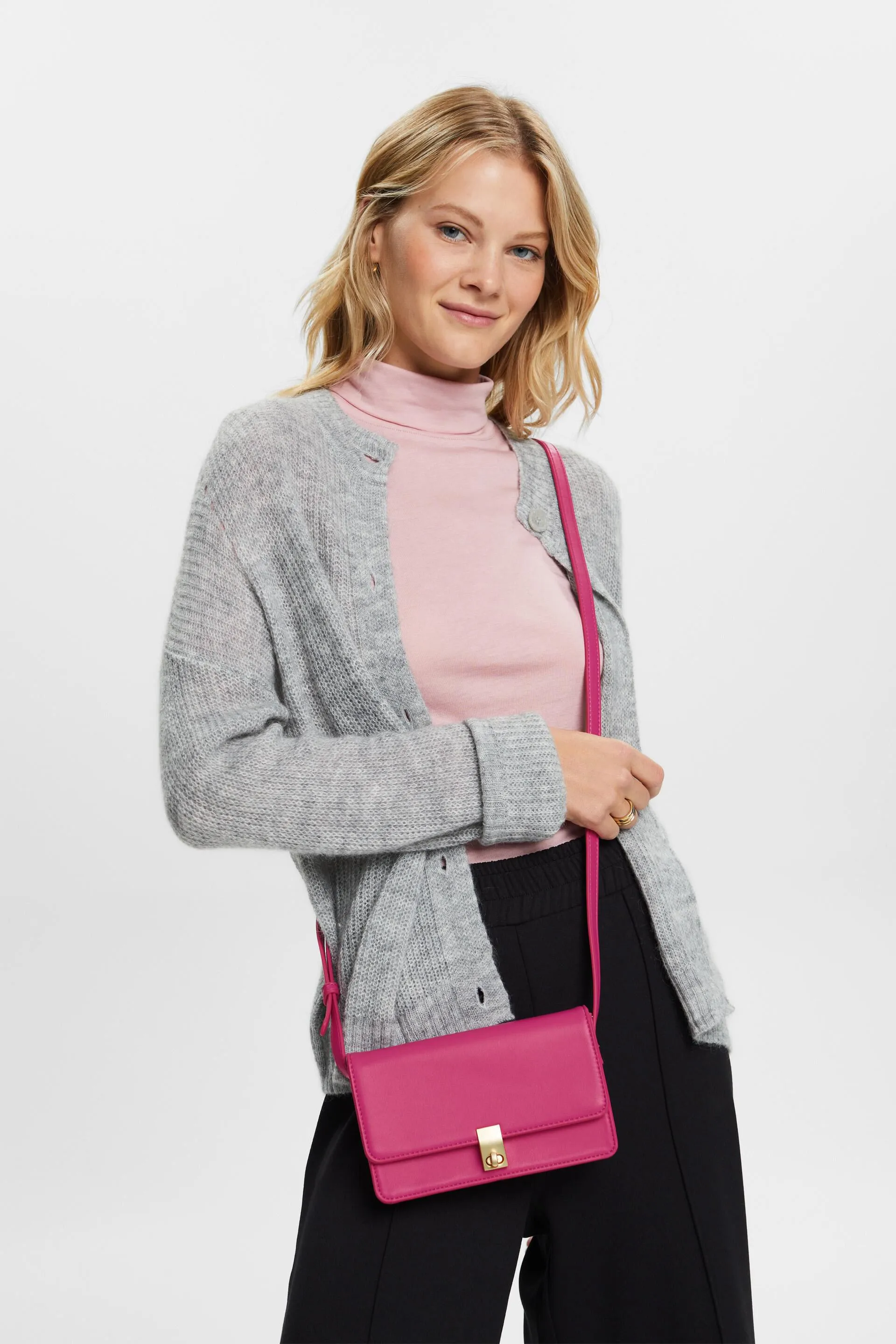 Bolso bandolera con cierre giratorio