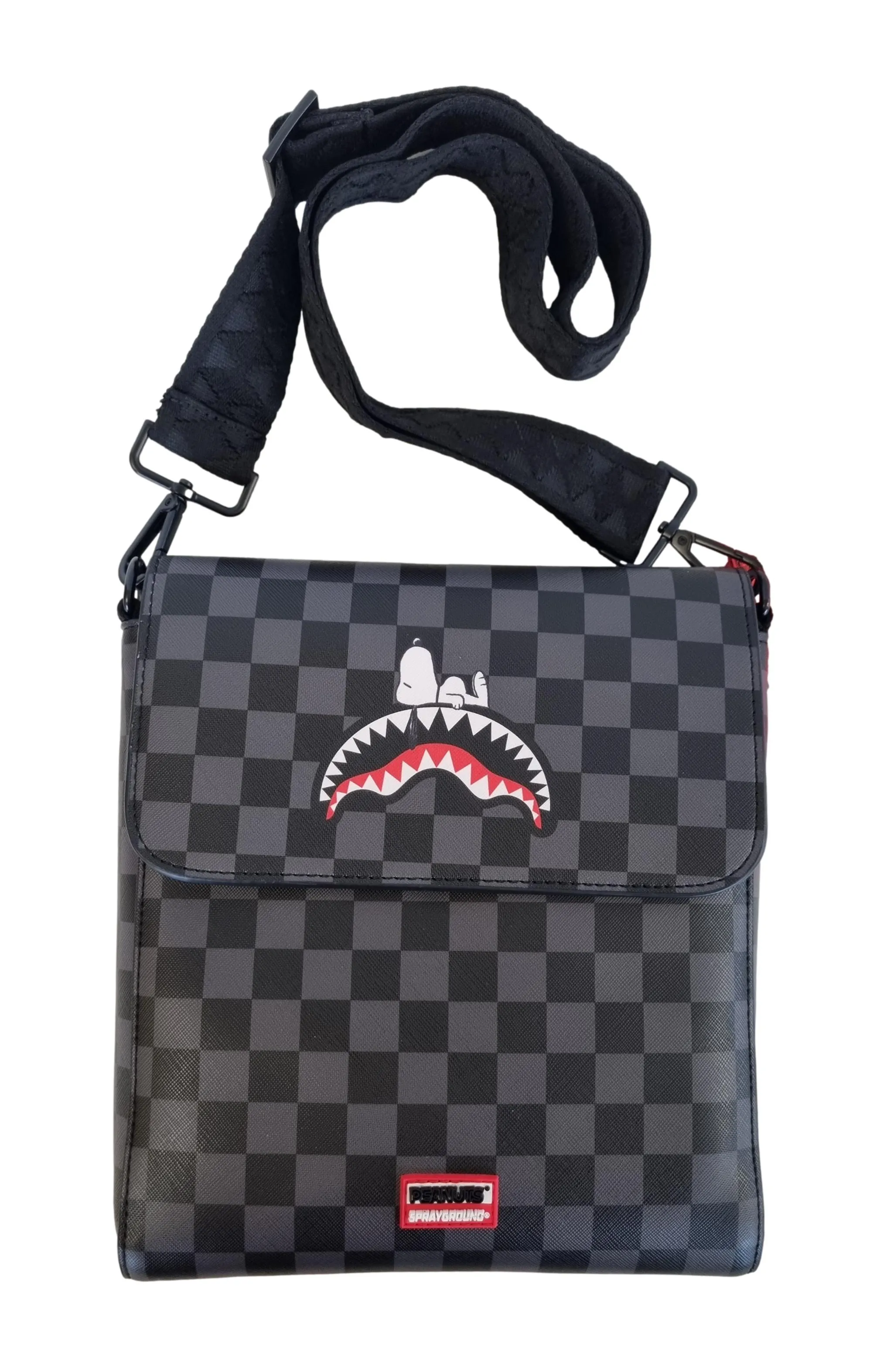 BOLSO BANDOLERA DE HOMBRE SPRAYGROUND PEANUTS 910B6512NSZ NEGROGRIS