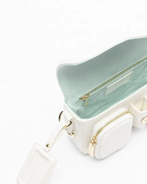 Bolso de hombro Chiara Ferragni 76SB4BA6 Blanco