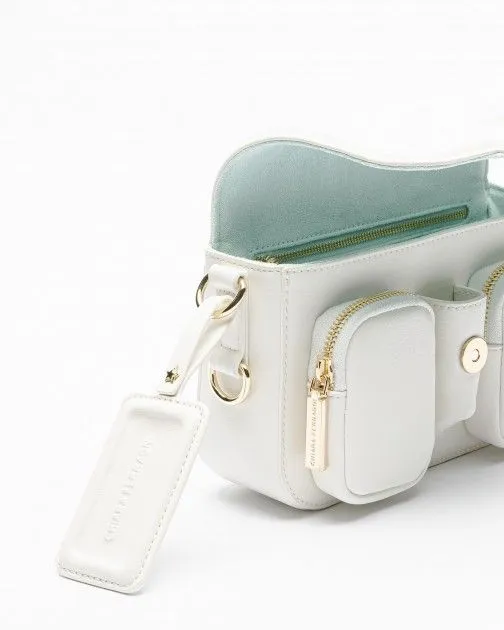 Bolso de hombro Chiara Ferragni 76SB4BA6 Blanco