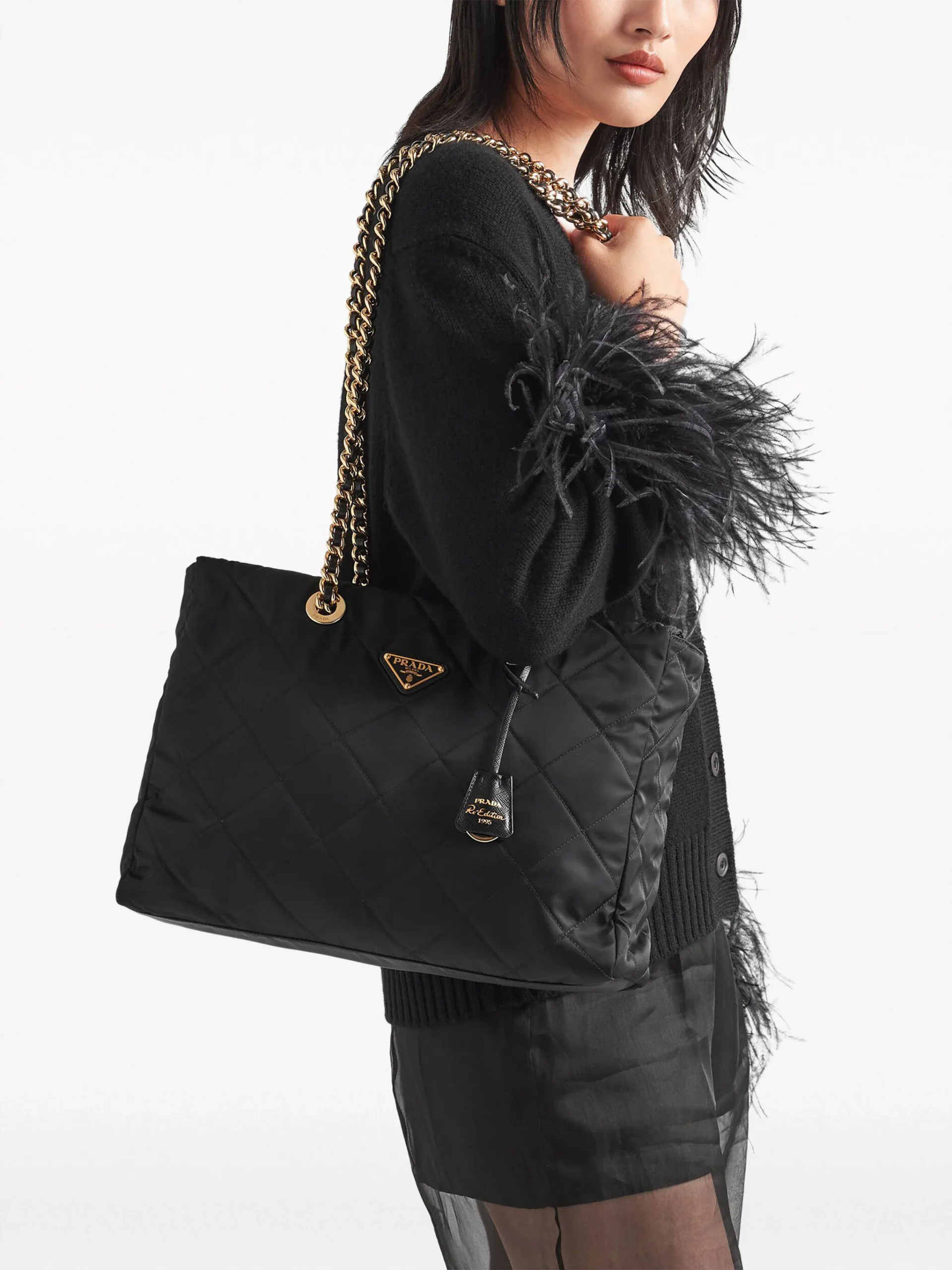 Bolso shopper con logo