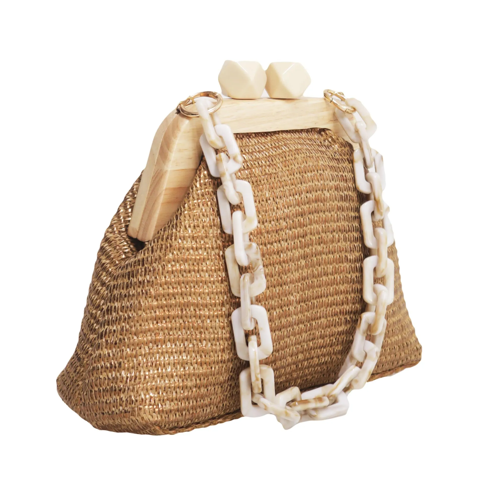 Bolsos de Mano con Cadena de Aros Precoz HB2429
