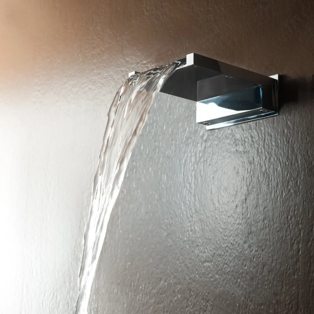 BOSSINI WATERFALL SPOUT XL CAÑO CASCADA CROMADO CHORRO CASCADA