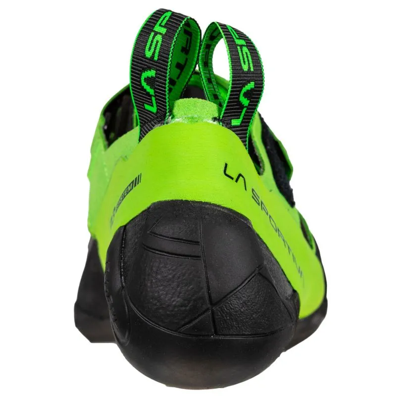 Bota de escalada para hombre La Sportiva Skwama Vegan (Negro/Verde Flash)