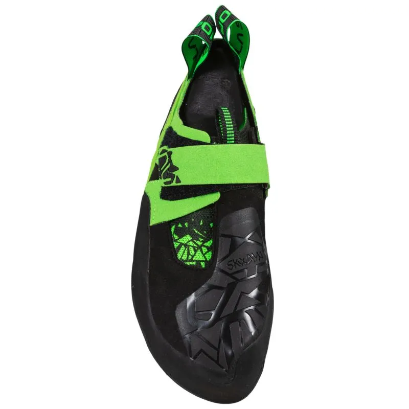 Bota de escalada para hombre La Sportiva Skwama Vegan (Negro/Verde Flash)