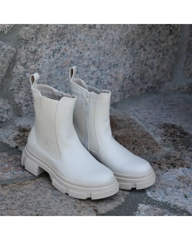 Bota militar CHELSEA EMMSHU KALI BEIGE