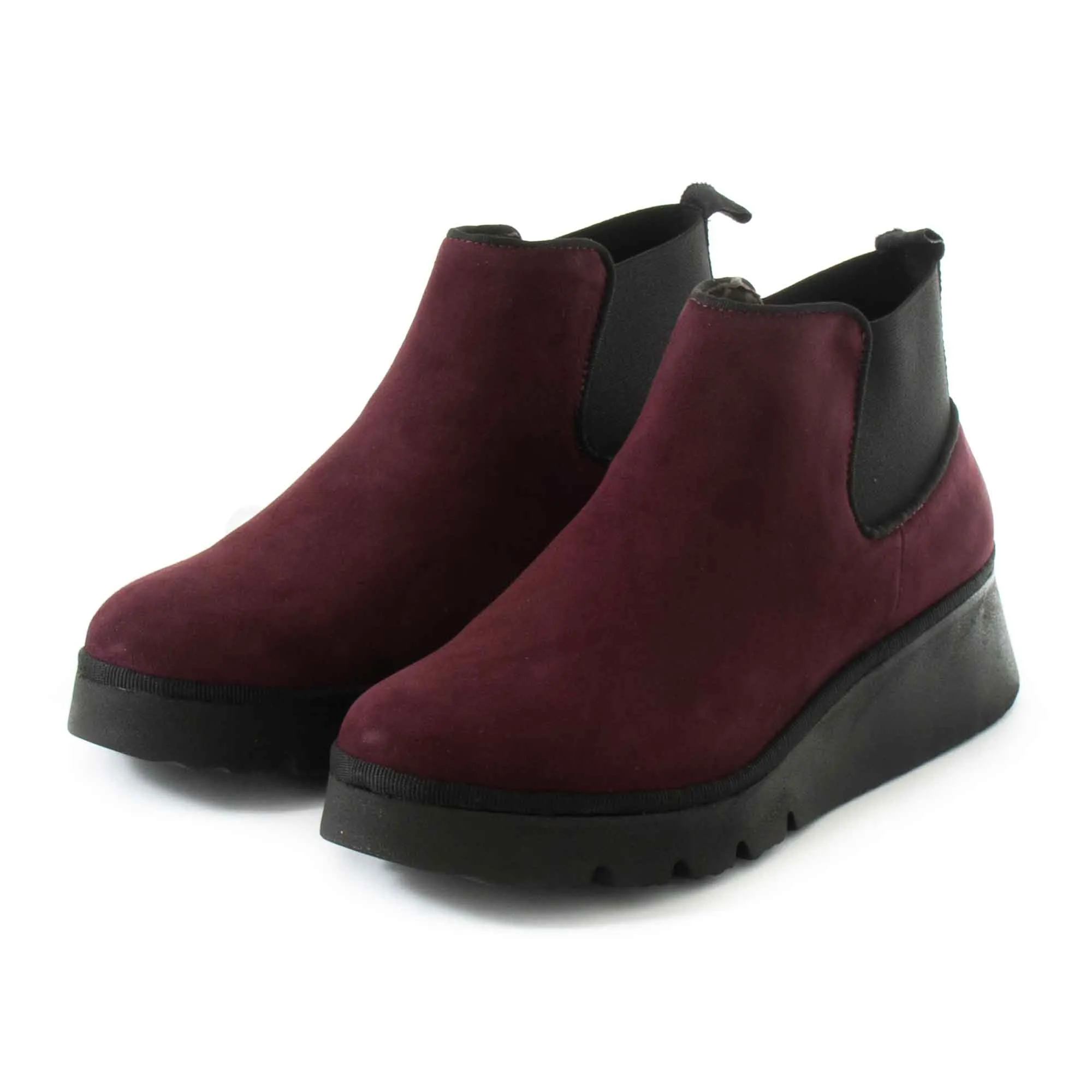 Botas FLY LONDON Pada Kid Suede Wine P501403006