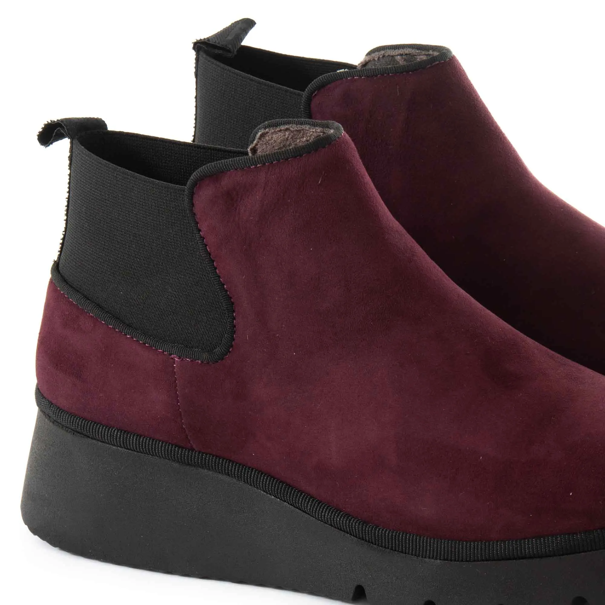 Botas FLY LONDON Pada Kid Suede Wine P501403006