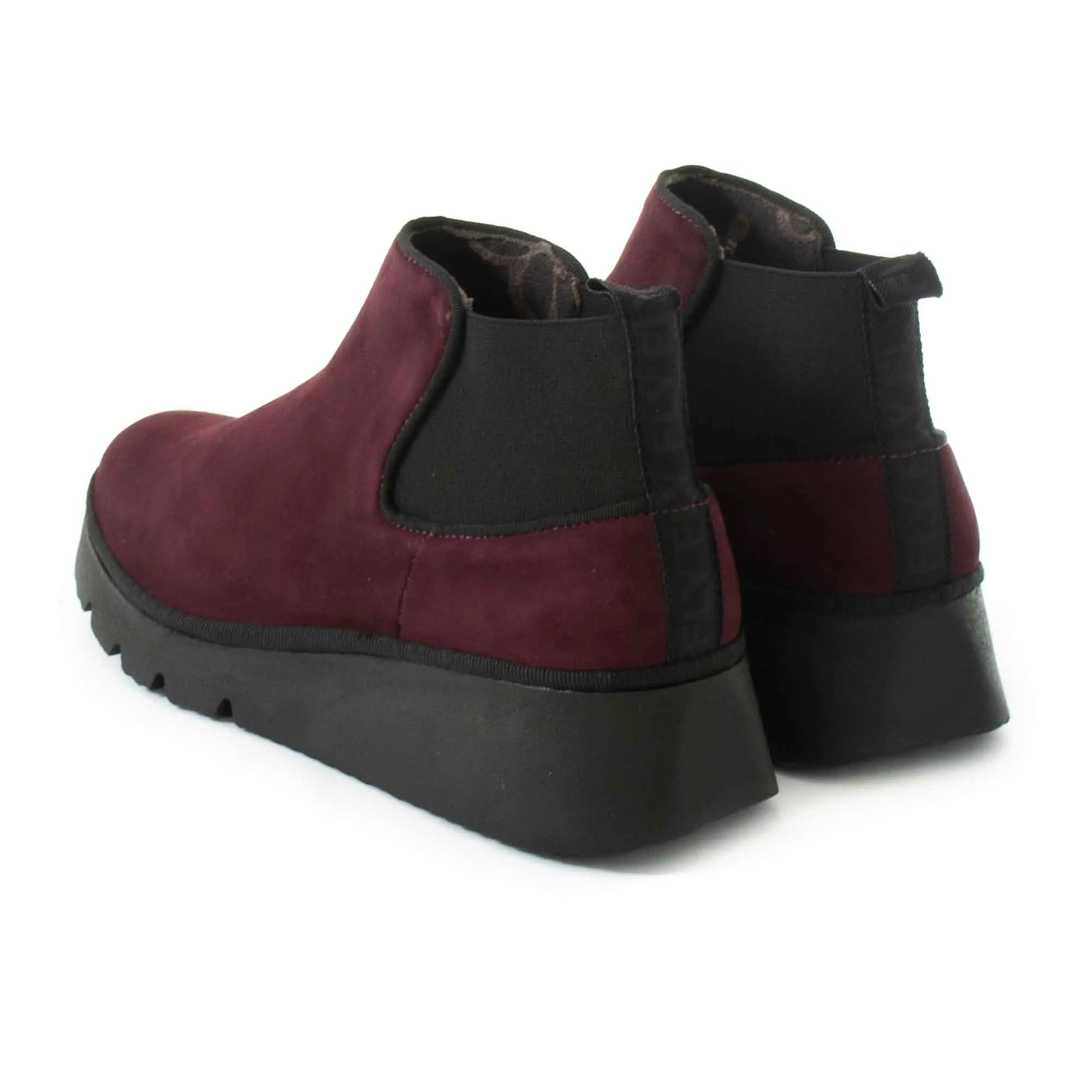 Botas FLY LONDON Pada Kid Suede Wine P501403006