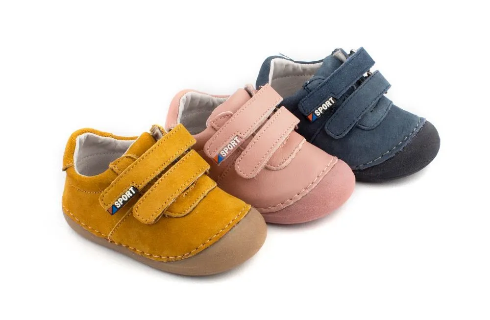 Botines Bebe Primeros Pasos Azul Marino Modelo Saturno