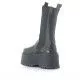 Botines plataforma Redlove frida negros de piel con suela track