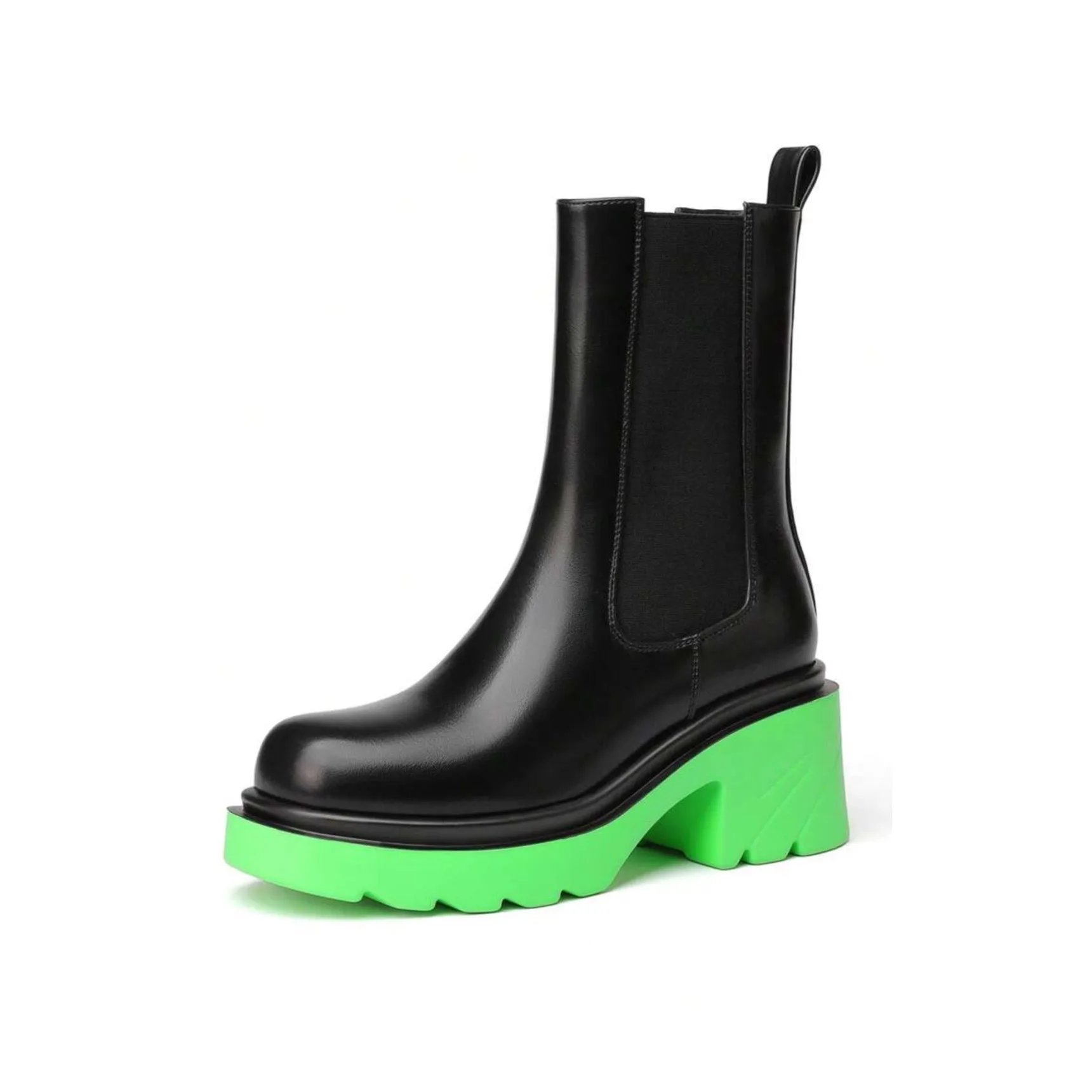 Botines suela color