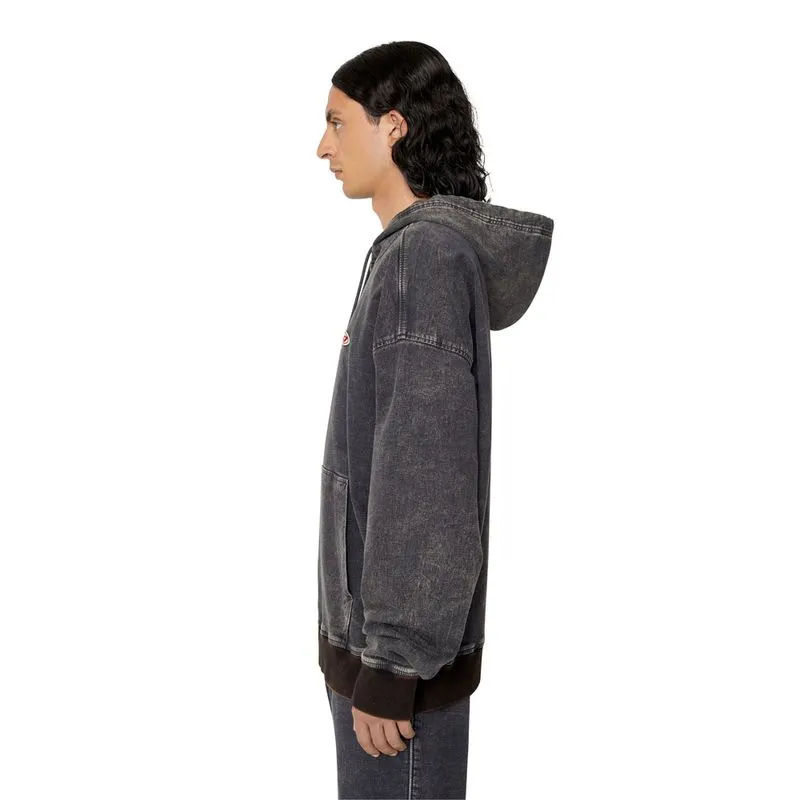 Buzo Hoodie Cerrado Para Hombre D Um Rib Ne 51973