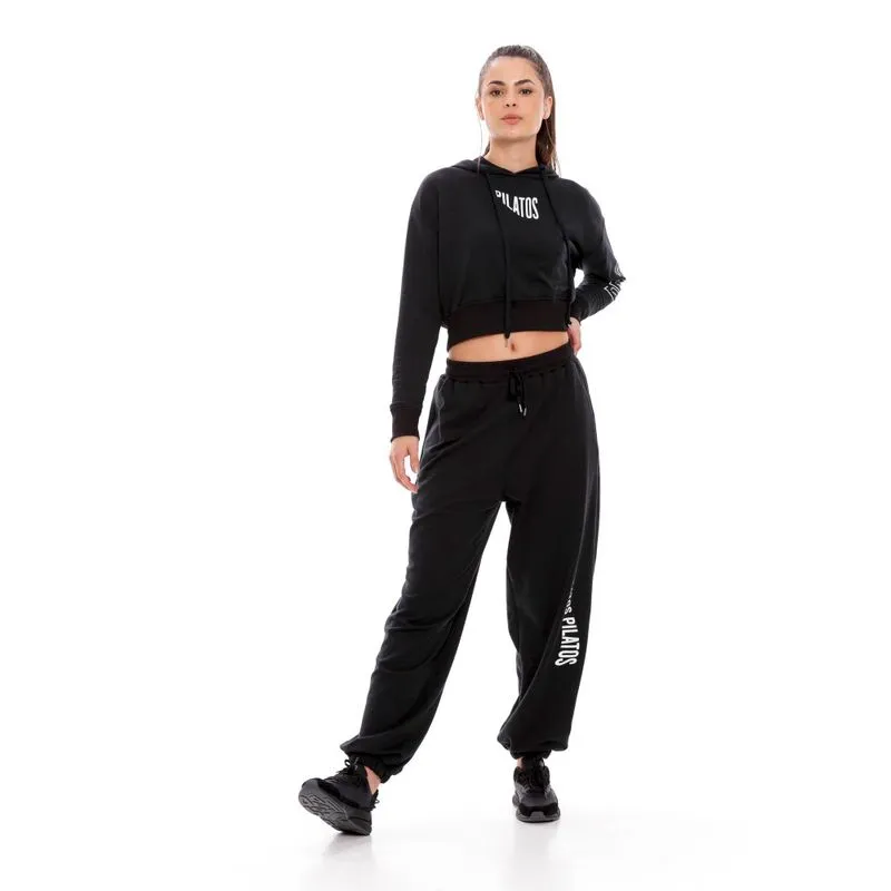 Buzo Hoodie Cerrado Para Mujer Sport Pilatos