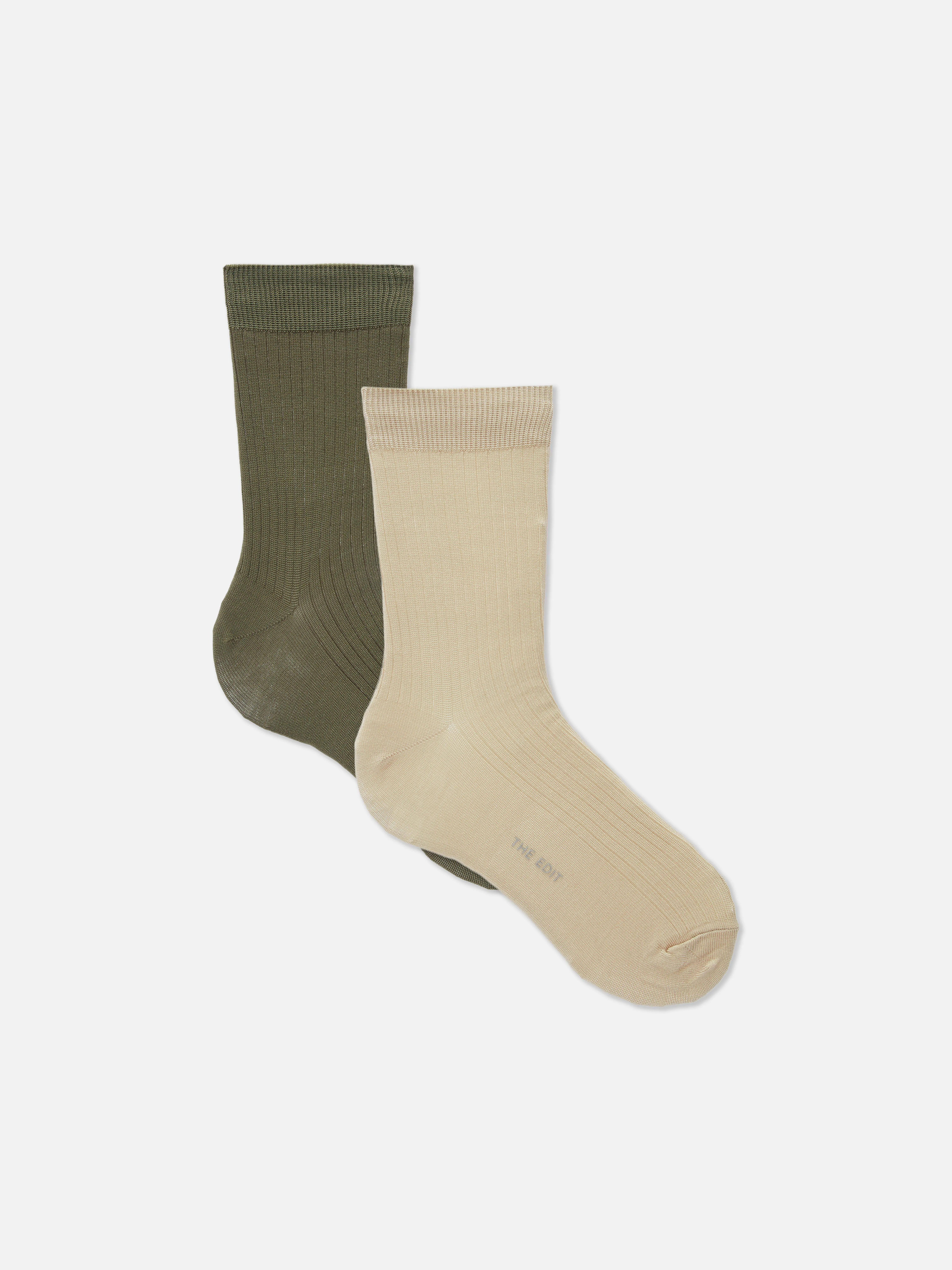 Calcetines acanalados de The Edit